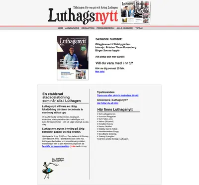 Luthagsnytt startsida 2014