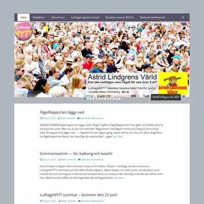 Luthagsnytt startsida 2015