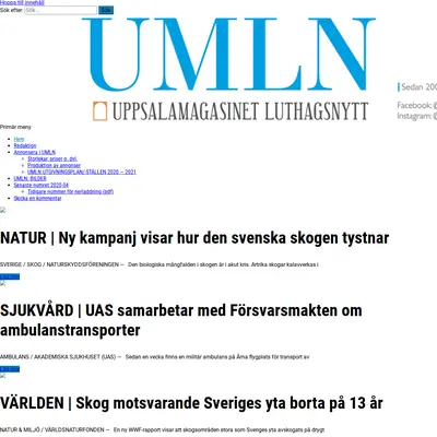 Luthagsnytt startsida 2021