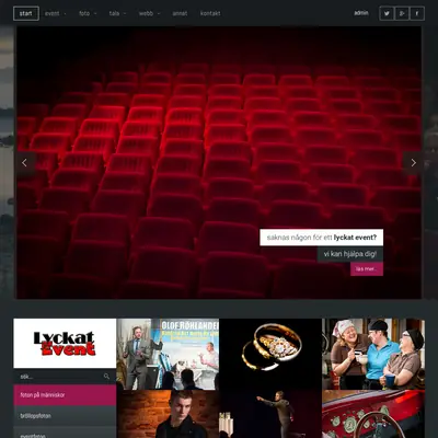 www.lyckatevent.se startsida 2016