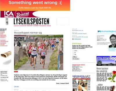 Lysekilsposten startsida 2012