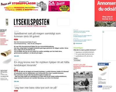 Lysekilsposten startsida 2013