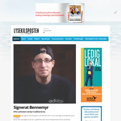 Lysekilsposten startsida 2019