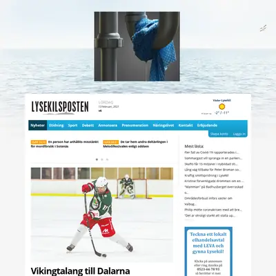 Lysekilsposten startsida 2021
