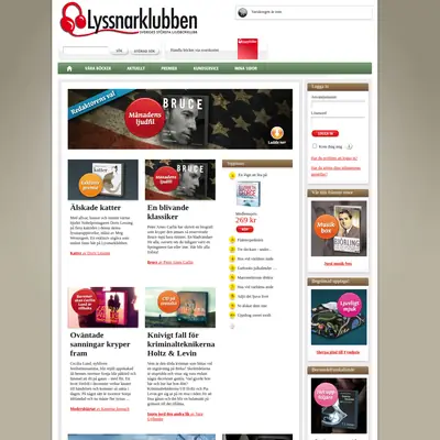 Lyssnarklubben startsida 2013