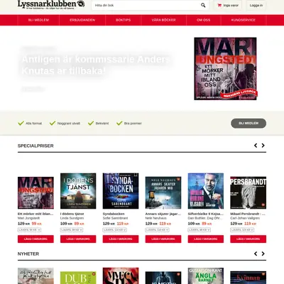 Lyssnarklubben startsida 2018
