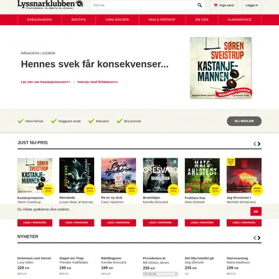 Lyssnarklubben startsida 2019