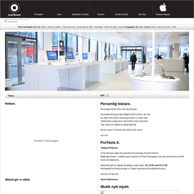 macforum.se startsida 2009