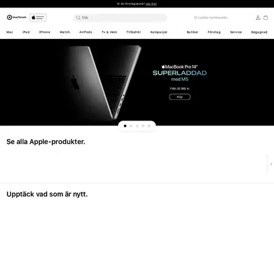 macforum.se startsida 2026