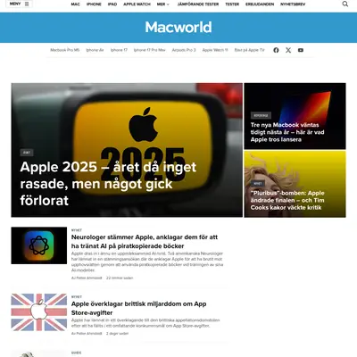 Mac World startsida 2026