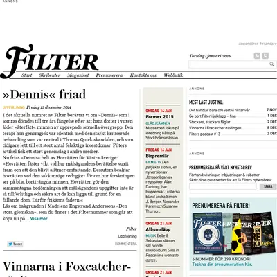 magasinetfilter.se startsida 2015