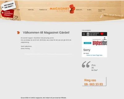 Magasinet Service startsida 2014