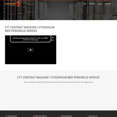 Magasinet Service startsida 2019