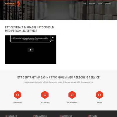 Magasinet Service startsida 2020