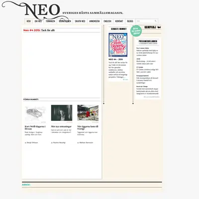 www.magasinetneo.se startsida 2025