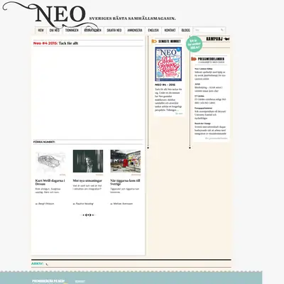 www.magasinetneo.se startsida 2026