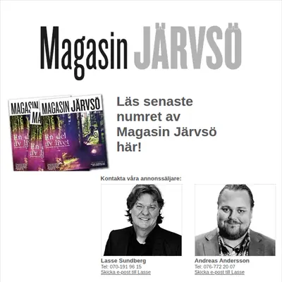 Magasin Järvsö startsida 2014