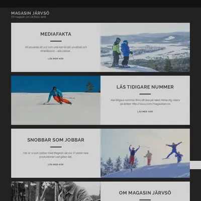 Magasin Järvsö startsida 2017