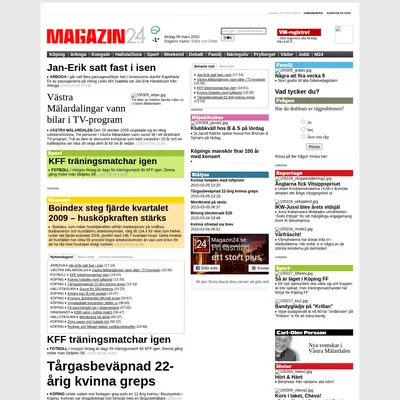 magazin24.se startsida 2010