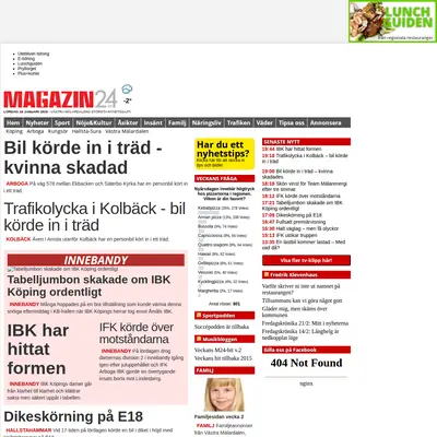 magazin24.se startsida 2015