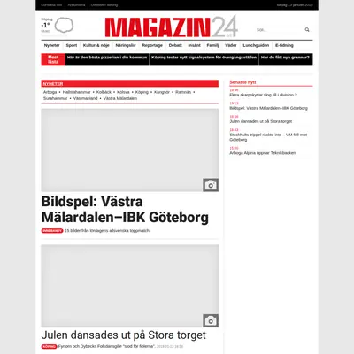 magazin24.se startsida 2018