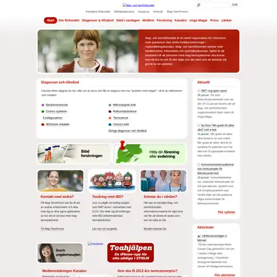 Allt om mage startsida 2012
