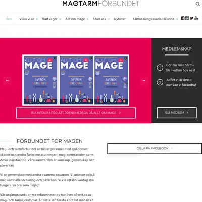 Allt om mage startsida 2021