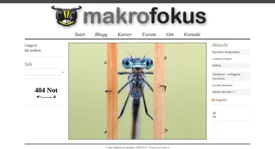 Makro i Fokus startsida 2013