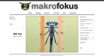 Makro i Fokus startsida 2014