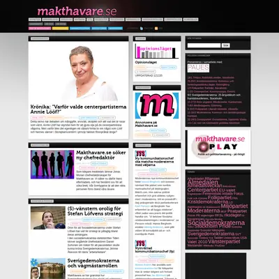 www.makthavare.se startsida 2013