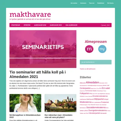 www.makthavare.se startsida 2022