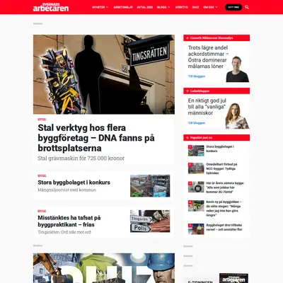 Målarnas Facktidning startsida 2026