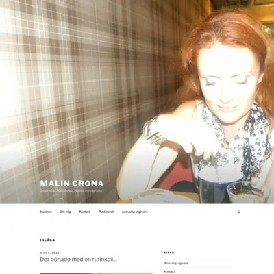 malincrona.se startsida 2024