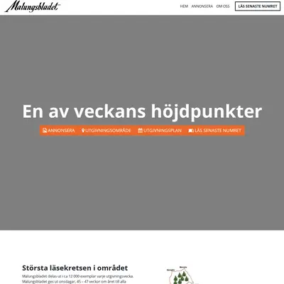 www.malungsbladet.se startsida 2018