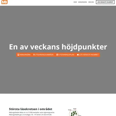 www.malungsbladet.se startsida 2019