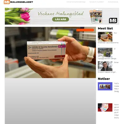 www.malungsbladet.se startsida 2021