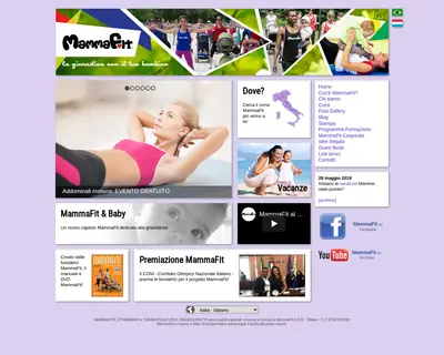mamma.fit startsida 2018