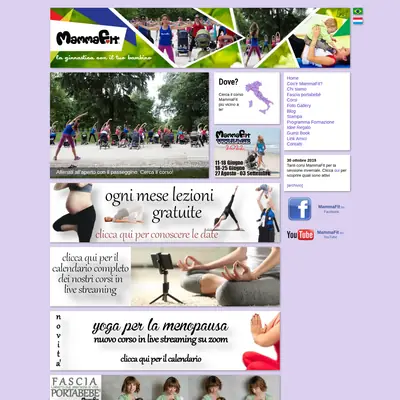 mamma.fit startsida 2021