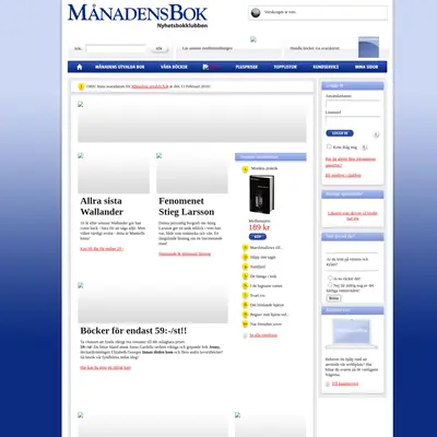 Månadens bok startsida 2010