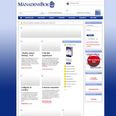 Månadens bok startsida 2014
