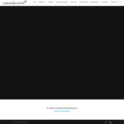 Människovärde startsida 2018