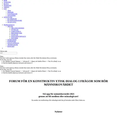 Människovärde startsida 2021