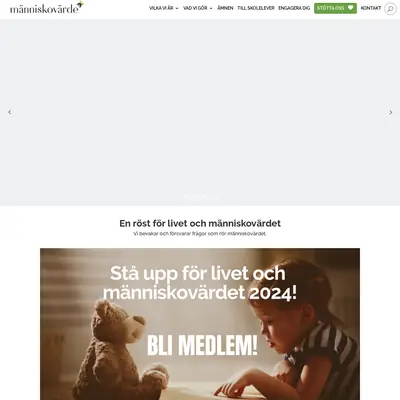 Människovärde startsida 2024