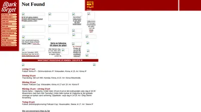 Markbladet startsida 1999
