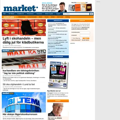 market.se startsida 2013