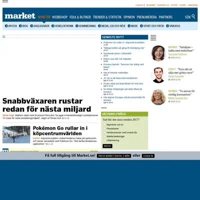 market.se startsida 2017