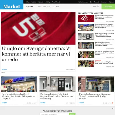market.se startsida 2018