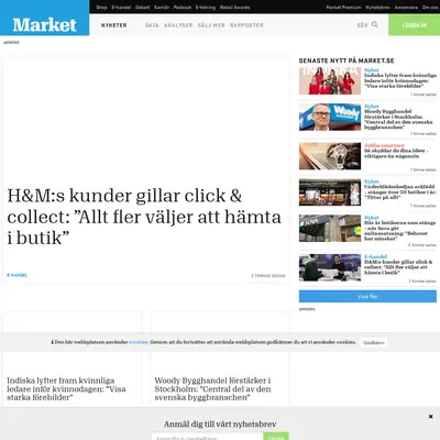 market.se startsida 2019