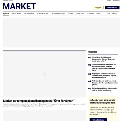 market.se startsida 2023