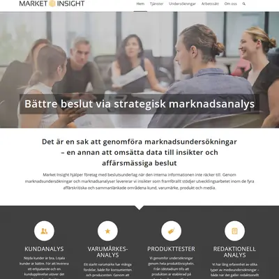 Market - Insights startsida 2018